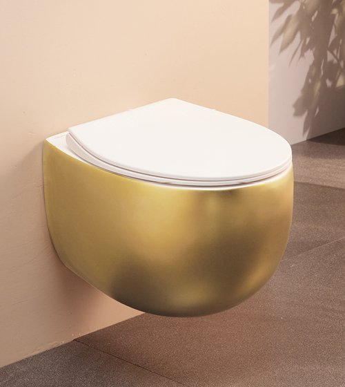 Rimless Wall Hung WC With UF Slim Seat Cover  – Aquant India
